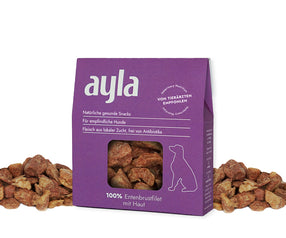 Entenbrustfilet mit Haut für Hunde