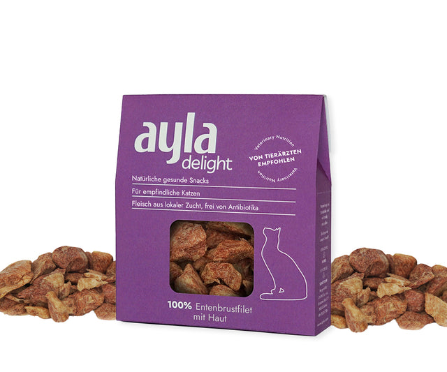 Entenbrustfilet mit Haut für Katzen