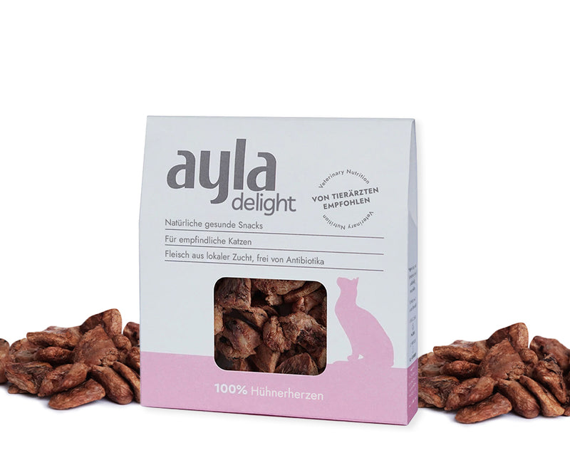 Hühnerherzen für Katzen