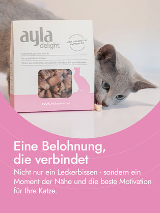 Hühnerherzen für Katzen